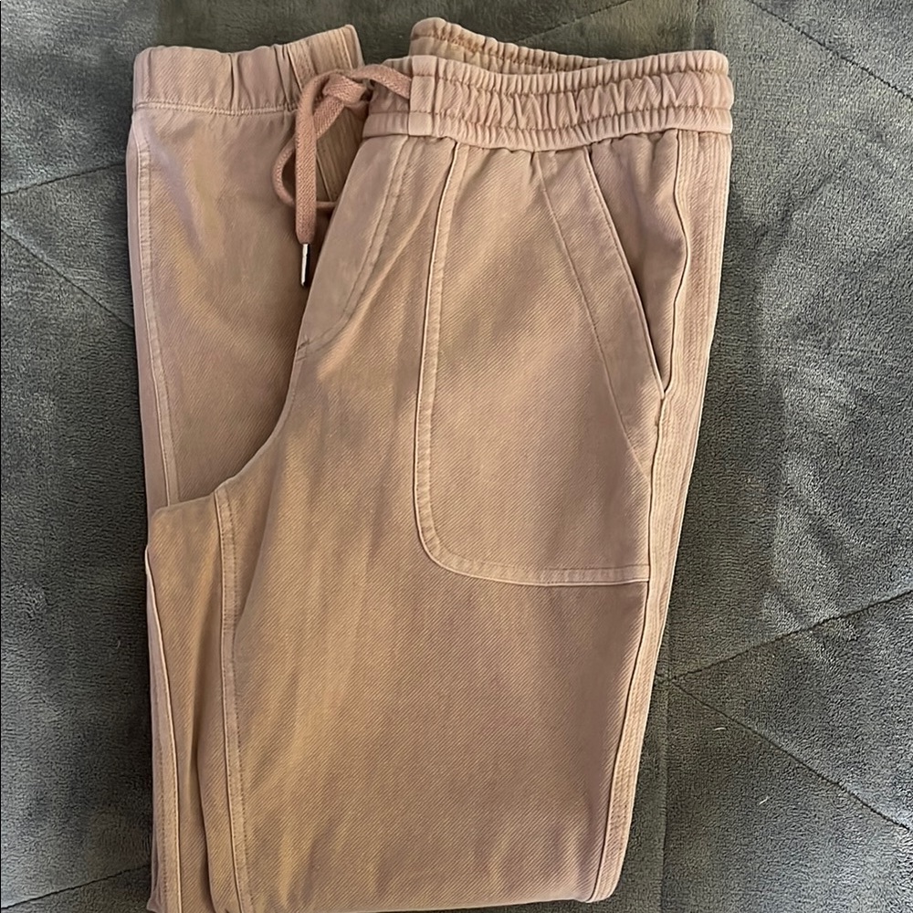 Athleta Tan Farallon Jogger Pants, size 2